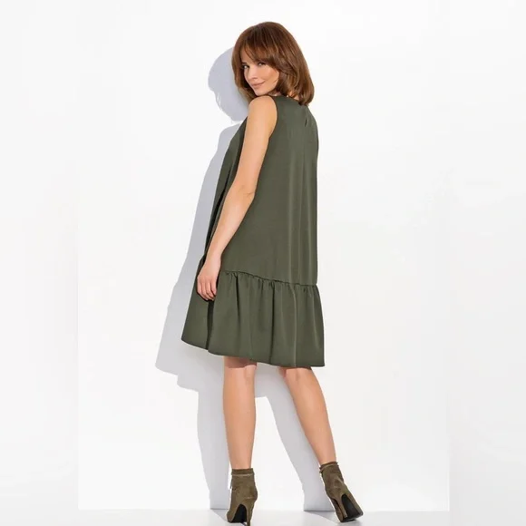 michael kors olive green dress Michael Kors Olive Green Dress